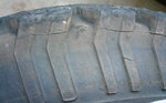 Découpage particulier de la gomme