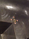 Bouchon de vidange de réservoir de carburant : intérieur