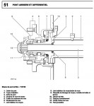 coupe du moyeu arrière