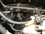 Emplacement de la pompe de gavage sur le bloc moteur (300 TDI)